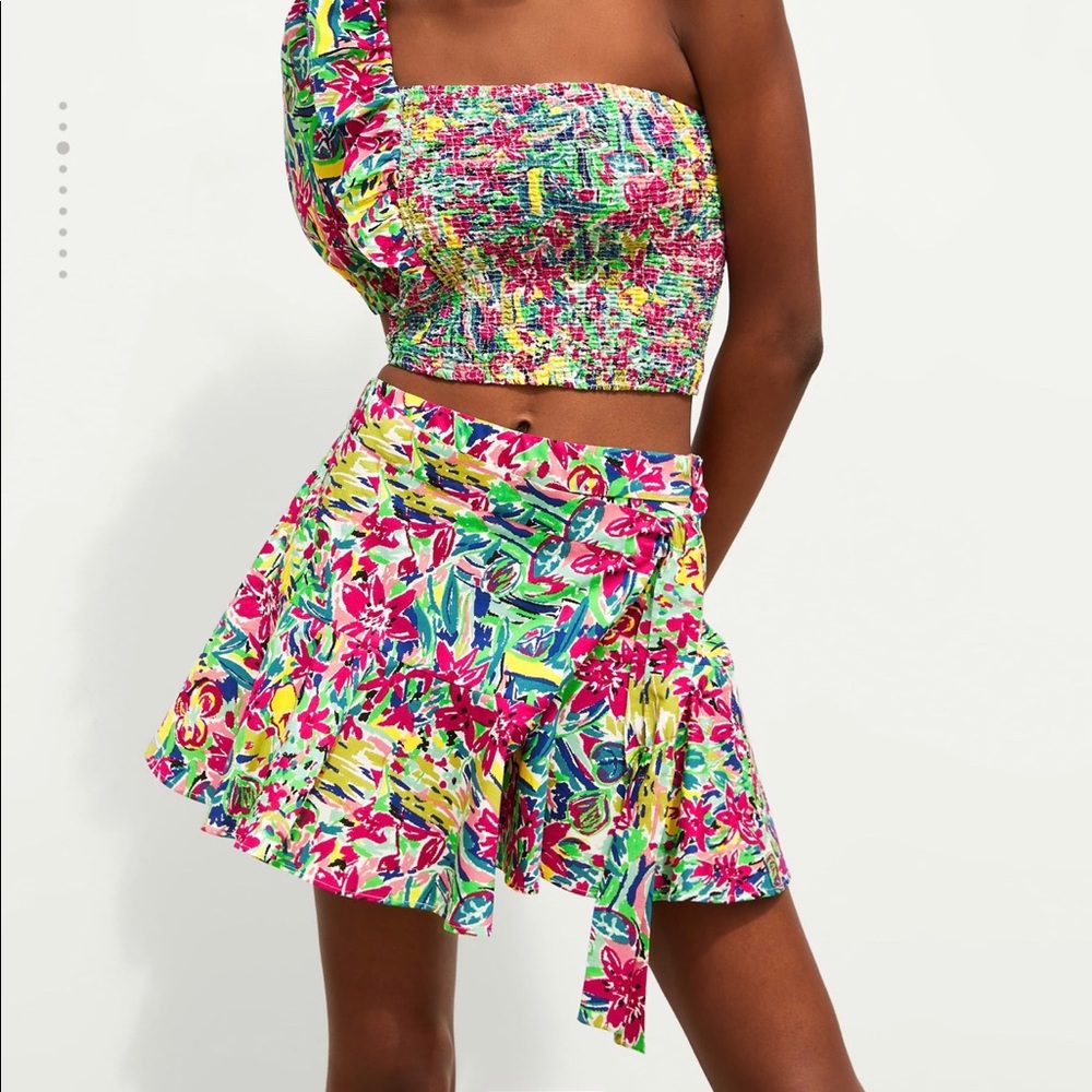 Zara Printed Skort
